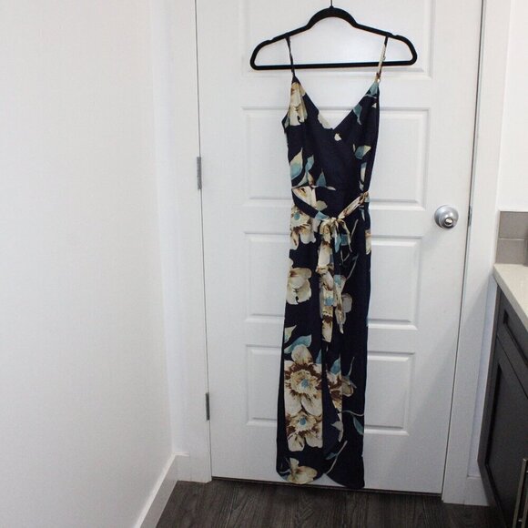 Superdown Dina High Low Maxi Dress Size XXS Floral Revolve - Picture 1 of 6